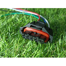 Роз“єм фішка з шматком дроту ДМРВ витратоміру повітря Saab 9-3 (1998-2014), 5 pin