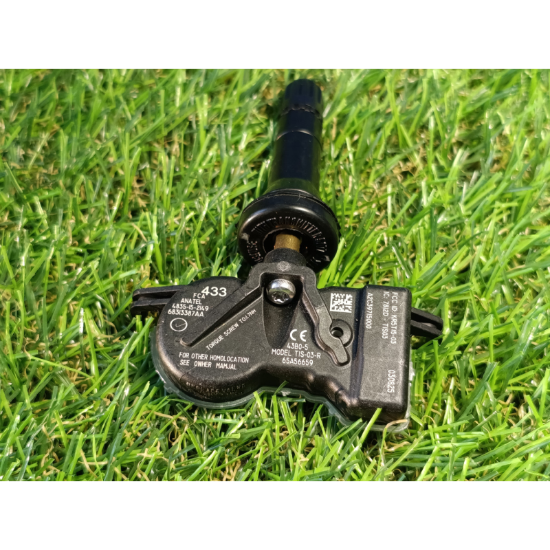 Датчик тиску в шинах TPMS 433 МГц для Jeep Compass 2018-2024, Dodge, Chrysler. Номери: 68313387AB, 68313387AA