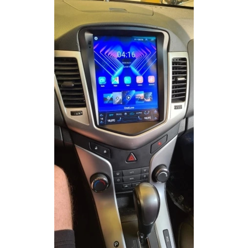 Штатна Автомагнітола android Chevrolet Cruze 2008-2015 1/16gb 10 андроїд круз шевроле Tesla style