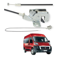 Замок дверей задніх лівий верхній Fiat Ducato 250/290 високий кузов, 1362416080