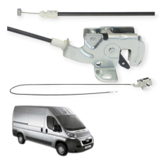 Замок дверей задніх лівий верхній Peugeot Boxer 2 середній кузов, 1362415080