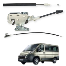 Замок дверей задніх лівий нижній Citroen Jumper 2, 1345734080