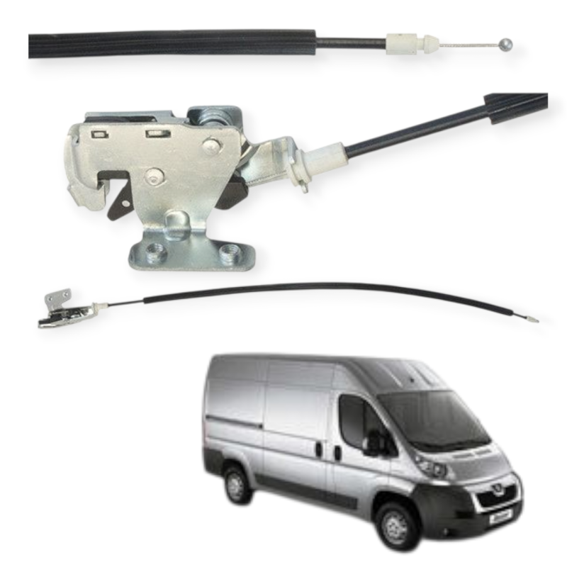 Замок дверей задніх лівий нижній Peugeot Boxer 2, 1345734080