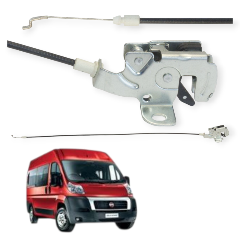 Замок дверей задніх правий верхній Fiat Ducato 250/290 низький кузов, 1362411080