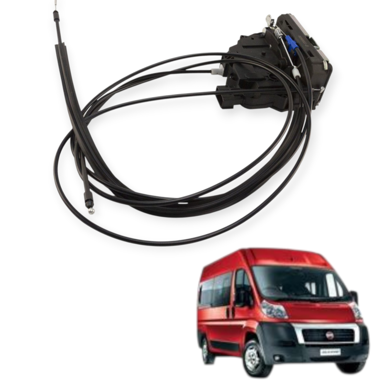 Замок дверей зсувних правий Fiat Ducato 250/290 коротка база низька/середня, 1361334080