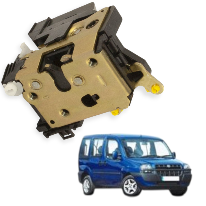 Замок дверей зсувних правий Fiat Doblo 1, 51709192