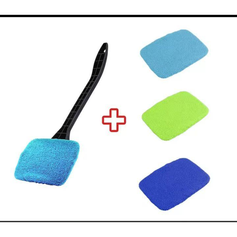 Щітка для лобового скла автомобіля (внутрішня частина) + 3 мікрофібри  в  подарунок
